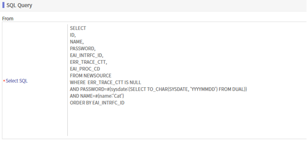 select query