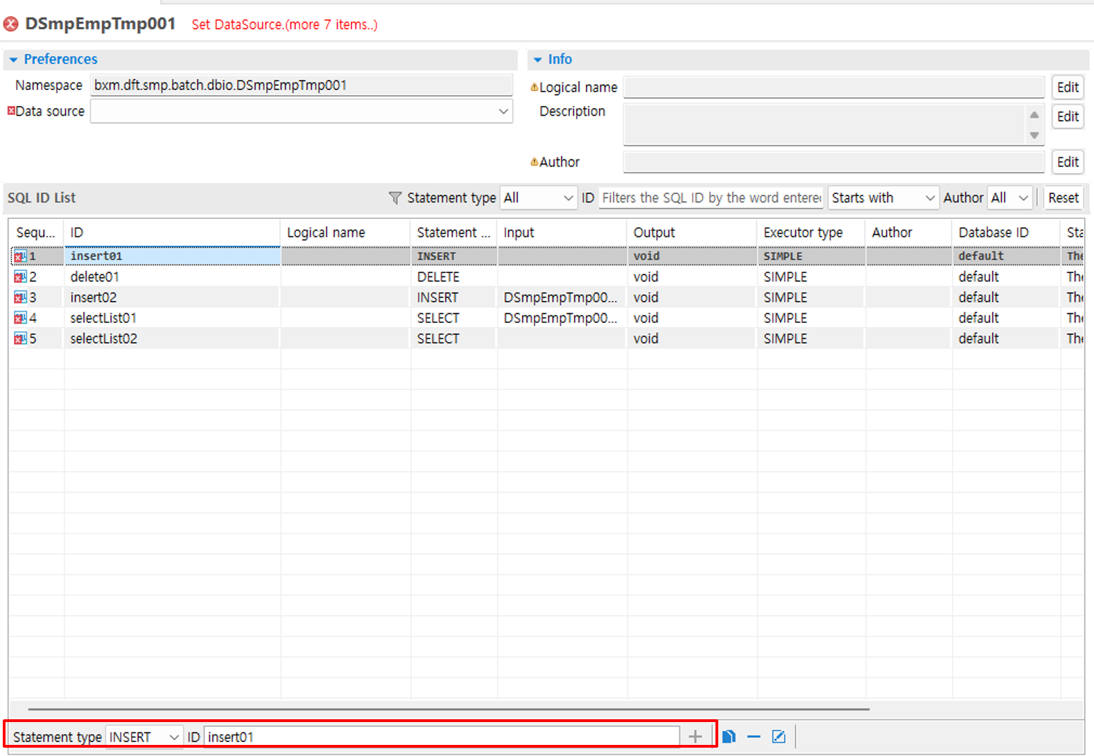 Add DBIO Query SQL
