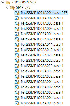 Appearance of test case creation