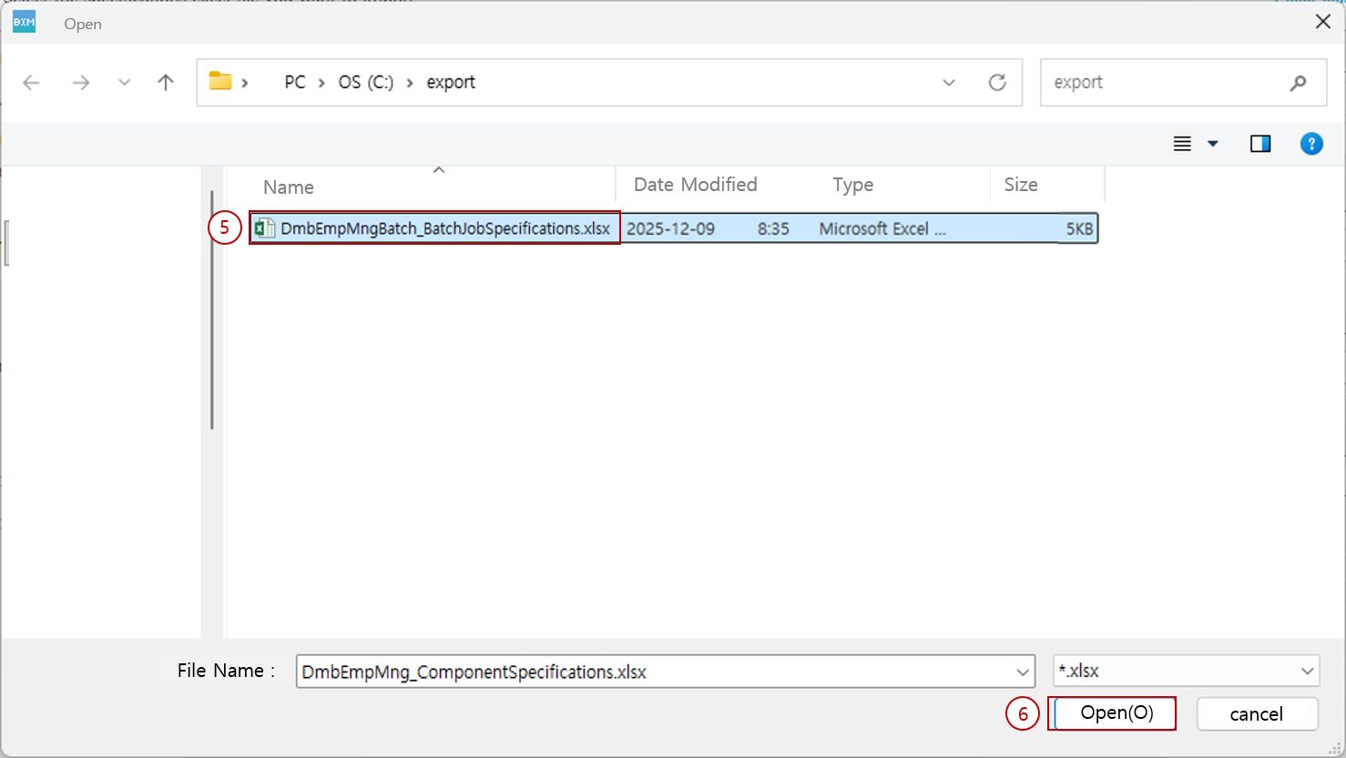 excelSpecifications32