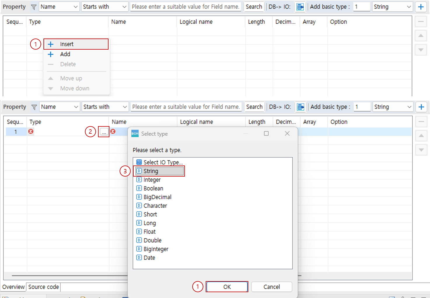Add via Context Menu