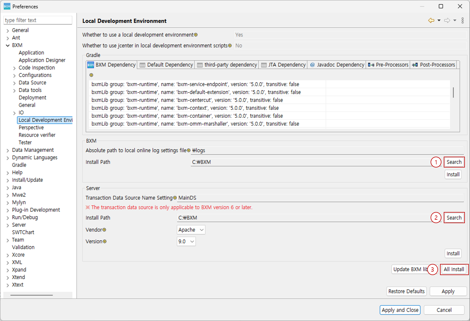 localDevelopmentEnvironment24