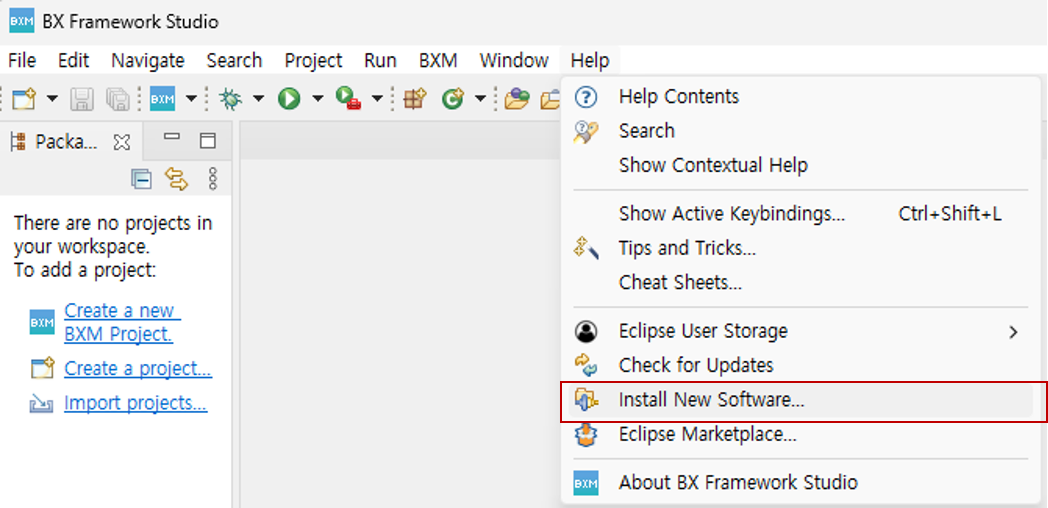 Install New Software