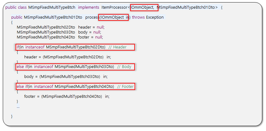 RMultiTypeFix - ItemProcessor 처리 예